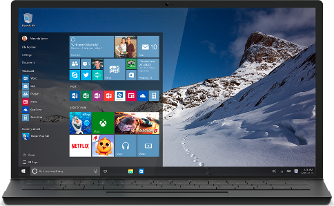 Windows 10 auf Laptop