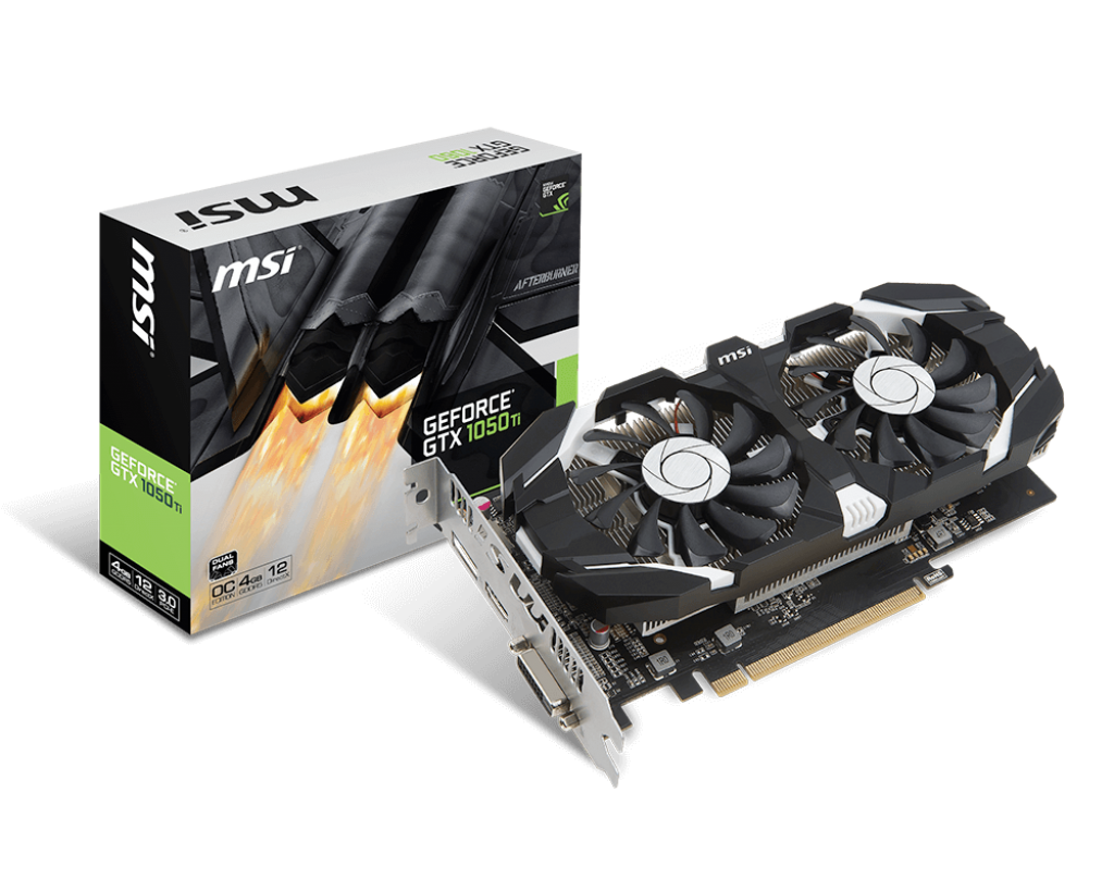 MSI GeForce GTX 1050 Ti OC