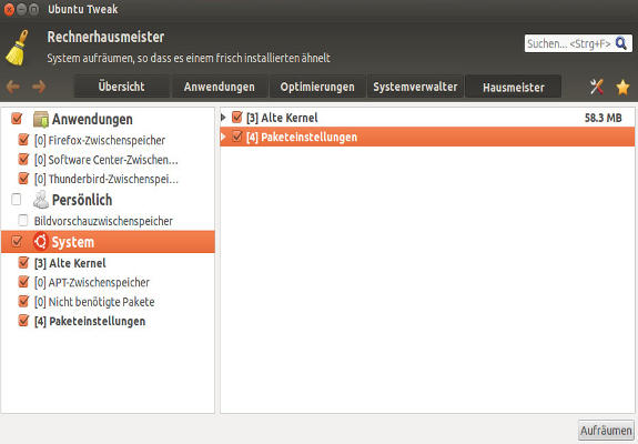 Ubuntu Tweak - Hausmeister